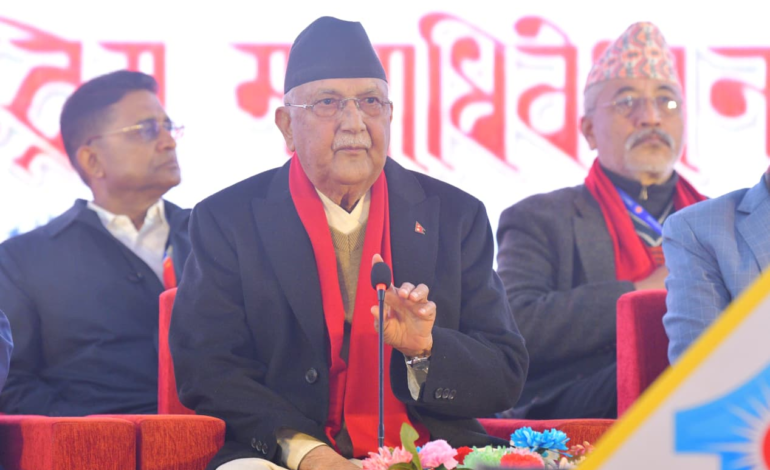 तेस्रो पटक नेकपा एमालेको अध्यक्ष बने केपी शर्मा ओली