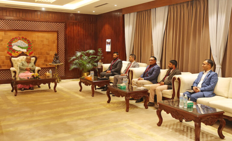 प्रधानमन्त्री र रास्वपा अध्यक्ष रबि लामिछाने बीच भेटवार्ता