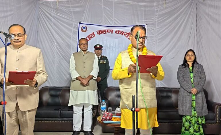 मधेश प्रदेश सभामुख चयनः लिए पद तथा गोपनियताको सपथ