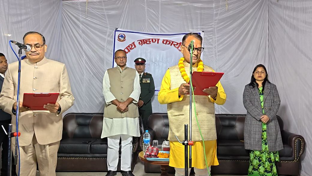 मधेश प्रदेश सभामुख चयनः लिए पद तथा गोपनियताको सपथ
