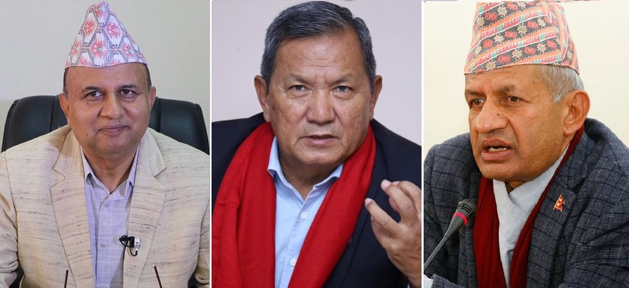 महासचिवमा पोखरेल, ज्ञवाली र गुरुङकै दाबी, तीनै जनाले अडान नछाड्दा समस्यामा ओली