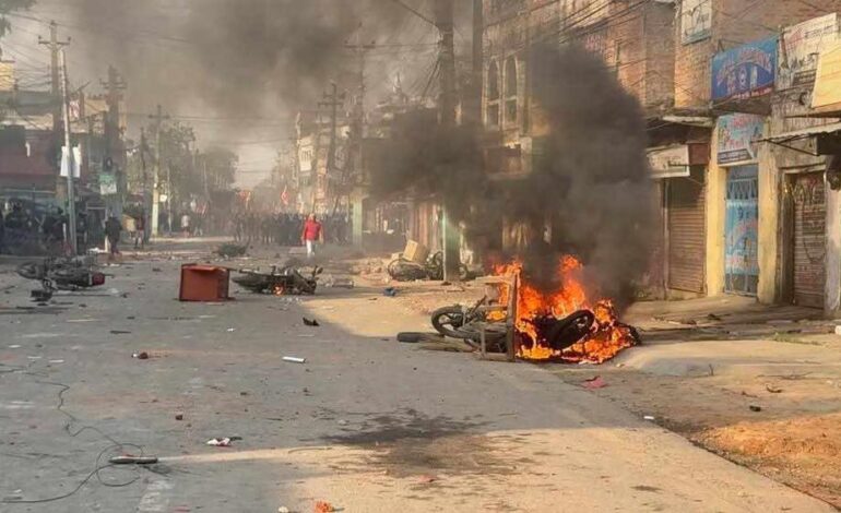 वीरगञ्ज फेरि तनावग्रस्त बढेपछि प्रशासनद्धारा निषेधाज्ञा जारी