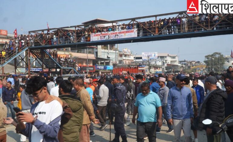 दमकमा एमाले र रास्वपा कार्यकर्ताबीच झडप