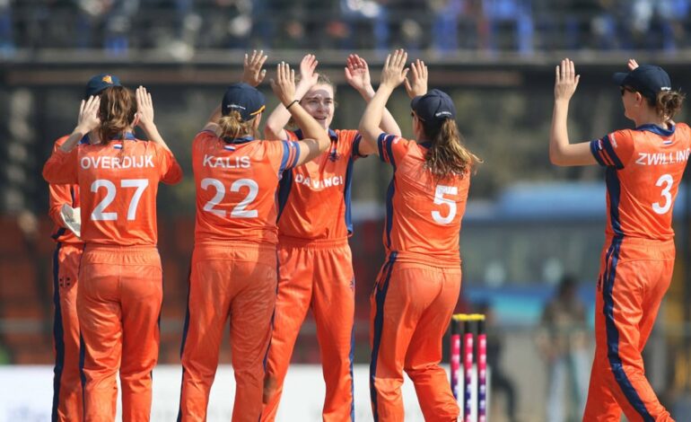 महिला टी २० विश्वकप ग्लोबल छनोटमा नेदरल्यान्ड्ससँग नेपाल २ रनले पराजित