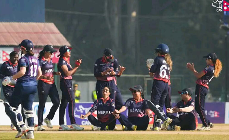 महिला टी–२० विश्‍वकप छनोटमा नेपाल समूह चरणबाटै बाहिरियो