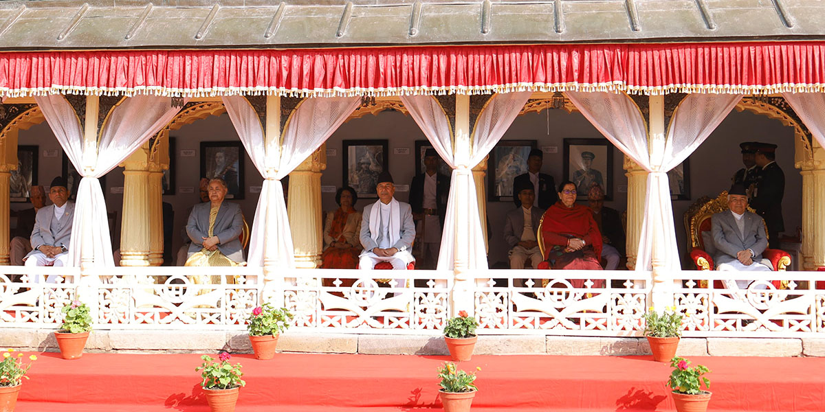 हनुमानढोकामा वसन्त श्रवण: सुनितादेखि राष्ट्रपतिसम्म सहभागी