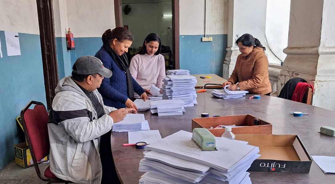सेनाको सुरक्षा घेराभित्र समानुपातिकतर्फको २ करोड ८ लाख ३० हजार मतपत्र छापियो