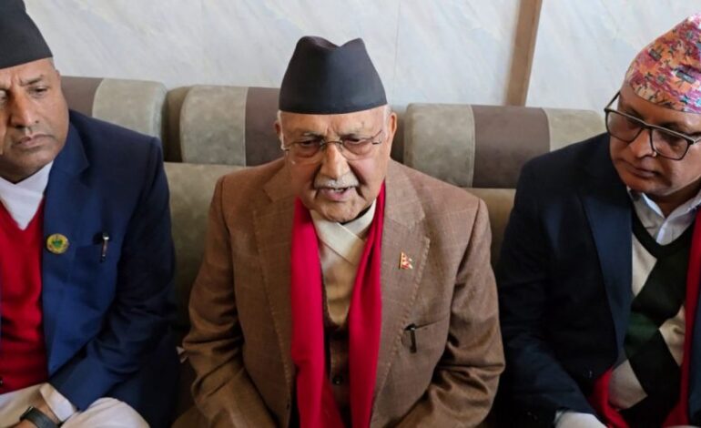 ओलीलाई प्रश्न झापा–५ इपिसेन्टर बन्यो नि, उनको जवाफ वाइयात कुरा