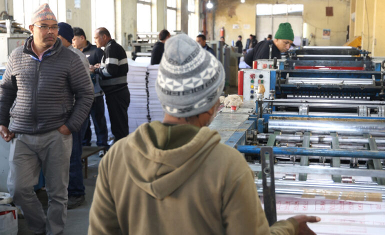 १० लाख छापिँदैछ नमुना मतपत्र