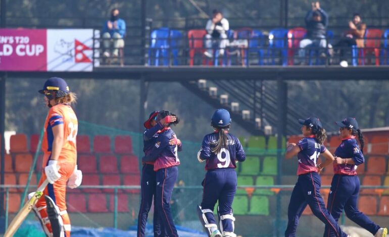 नेपाललाई दियो नेदरल्यान्ड्सले १४१ रनको लक्ष्य