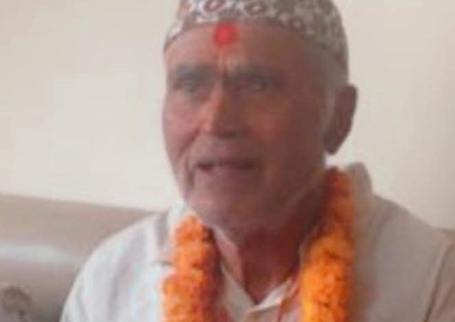 मूलपत्र मिडिया प्रालिका प्रबन्धक प्रकाशकुमार ढुंगेललाई पितृशोक