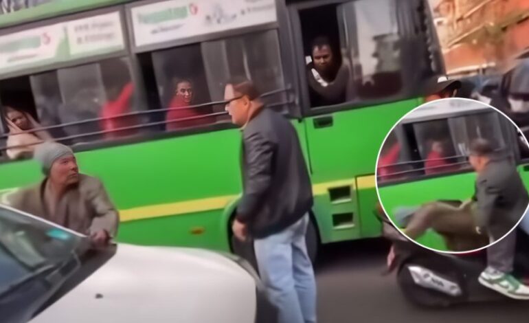 चप्पल कारखाना अगाडि पैदलयात्रीलाई मुक्का हान्ने कार चालक पक्राउ