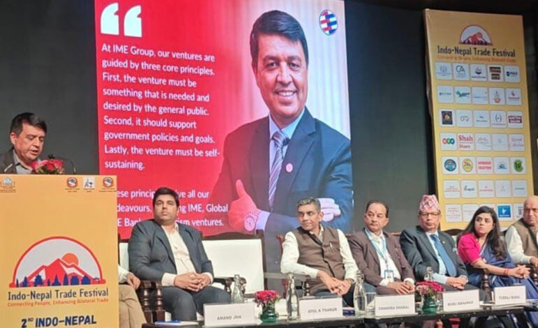 नेपाल–भारत बीच सहज भन्सार प्रक्रिया अपनाउन बनाउन अध्यक्ष ढकालको जोड