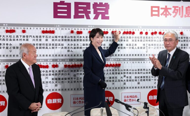 जापानका प्रधानमन्त्री सानाए ताकाइचीको सत्तारूढ दलले ल्यायो दुई तिहाइ बहुमत