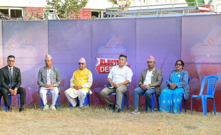 पब्लिक डिबेटबाट सार्वजनिक प्रश्नहरूको आमनेसामने जवाफ दिनु लोकतन्त्रको पारदर्शिता: ओली