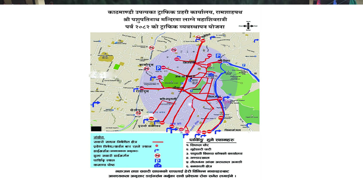 आज पशुपतिनाथ मन्दिर जाँदै हुनुहुन्छ ? यस्तो छ पार्किङ सुविधा