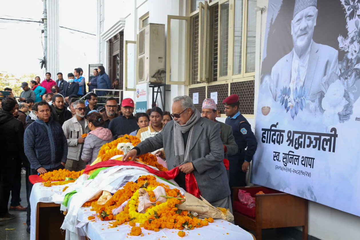 चलचित्र विकास बोर्डमा सुनिल थापाको अन्तिम बिदाइ