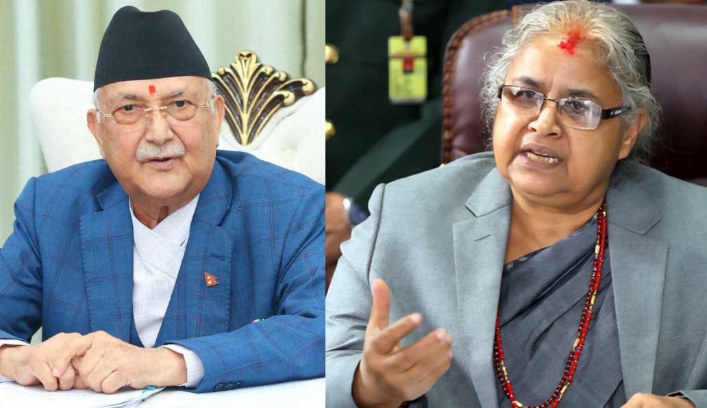 प्रधानमन्त्री कार्की र एमाले अध्यक्ष ओलीबीच निर्वाचनबारे छलफल