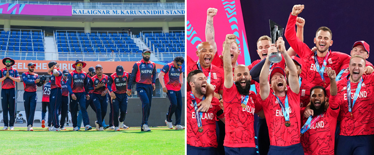 इङ्ल्यान्डसँग ४ रनले पराजित भयो नेपाल