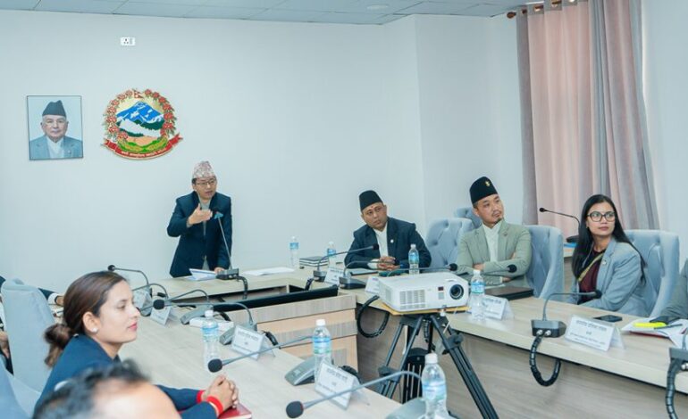 कूटनीतिक मर्यादा र आचारसंहिताबारे मन्त्रीहरूलाई परराष्ट्रको प्रशिक्षण