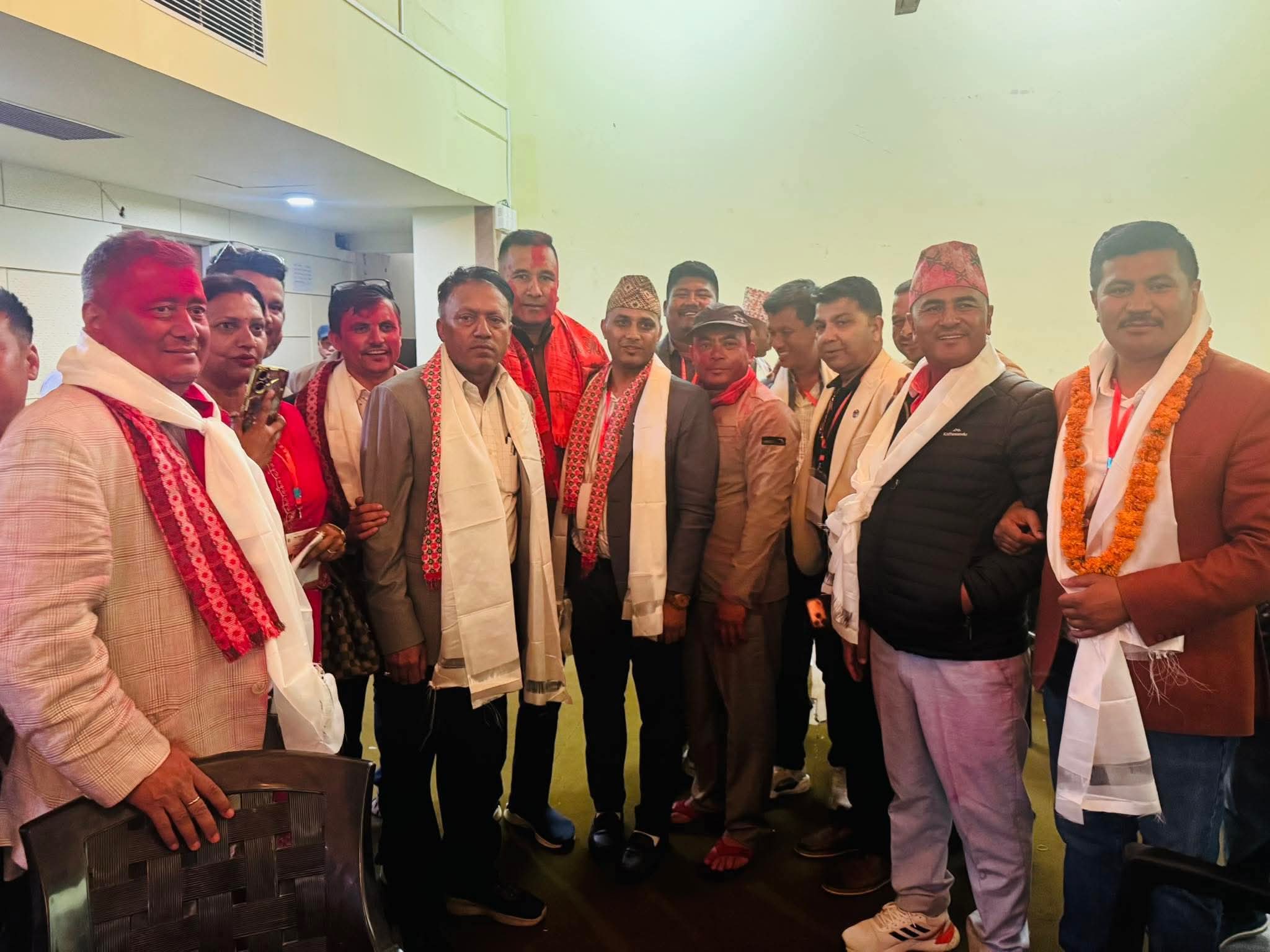 निकोलस पाण्डे निर्माण व्यवसायी महासंघको अध्यक्षमा विजयी