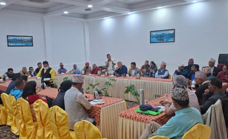 राप्रपा असन्तुष्ट पक्षले लिङ्देन नेतृत्वको समिति भंग गर्न माग