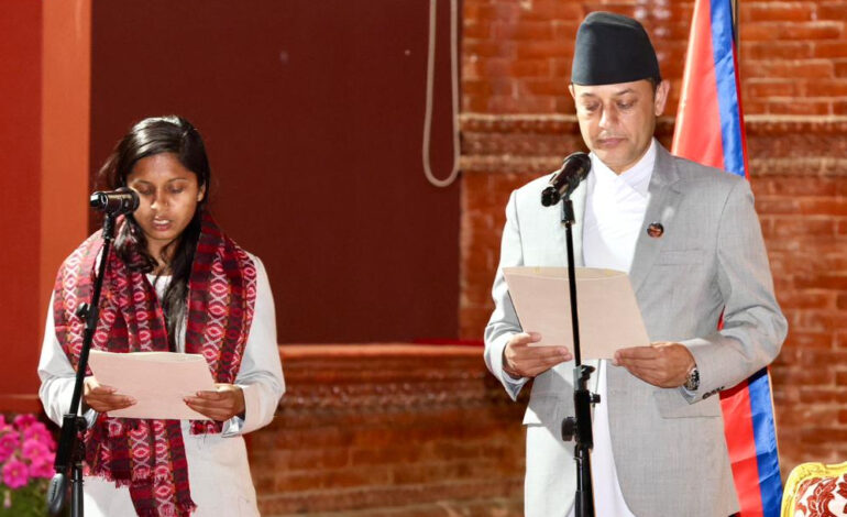 उपसभामुख रुबीकुमारी ठाकुरले लिइन सपथ