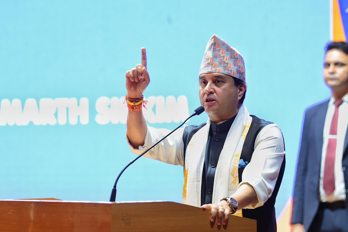 आफू नेपाली रगत भएको भारतका केन्द्रीय मन्त्री ज्योतिरादित्य सिन्धियाको दाबी