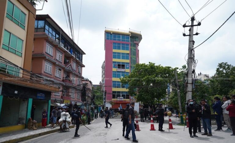 धोबीखोला करिडोरमा रहेको ठूलो घर भत्काउने तयारी