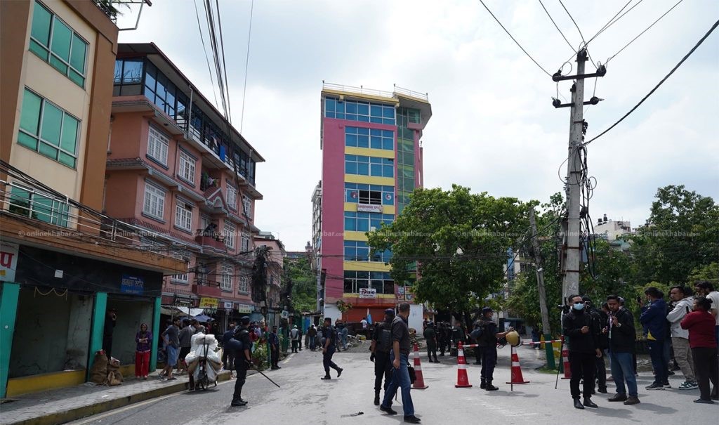 धोबीखोला करिडोरमा रहेको ठूलो घर भत्काउने तयारी