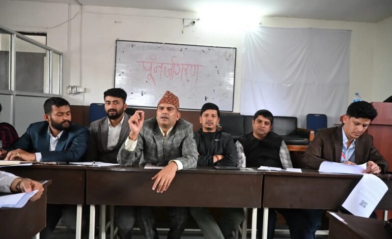 युवाहरूको पुनर्जागरण भेलाले माग्यो ओलीको राजीनामा