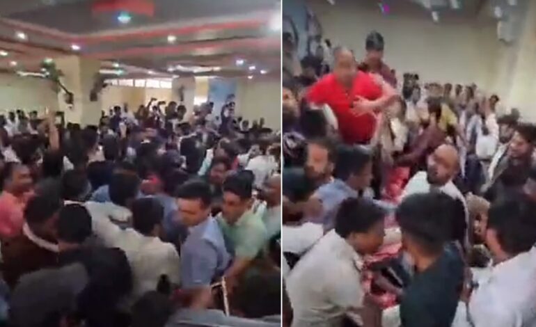 रास्वपा सांसदमाथि कार्यकर्ताको आक्रमण