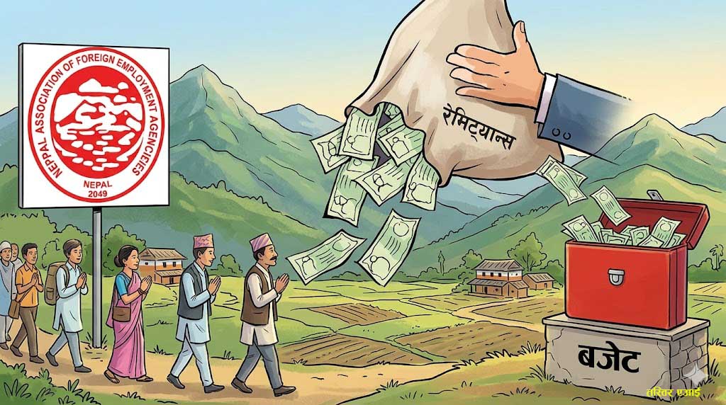 बजेट थग्ने रेमिट्यान्स भित्रिन्छः बजेट निर्माण र छलफलमा श्रम मन्त्रीबाटै म्यानपावरलाई गरिन्छ उपेक्षा