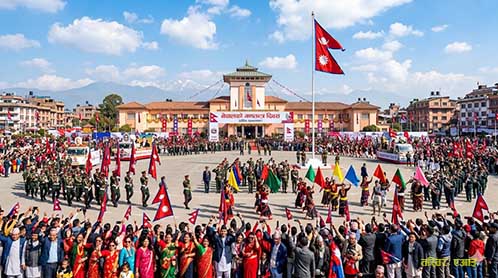 आज गणतन्त्र दिवसः जनताको संघर्षबाट स्थापित व्यवस्थाको १८ वर्ष