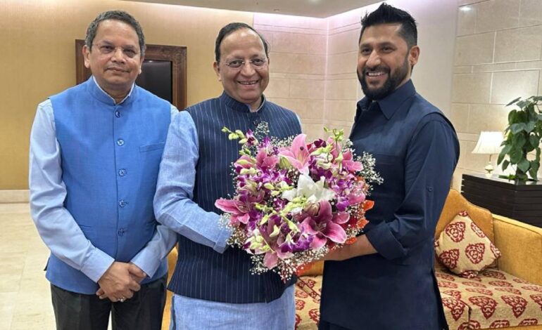 रास्वपा सभापति रवि लामिछानेले आज भाजपा अध्यक्षसँग भेटवार्ता गर्दै