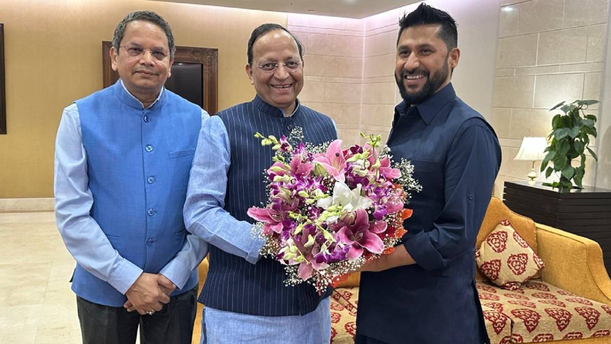 रास्वपा सभापति रवि लामिछानेले आज भाजपा अध्यक्षसँग भेटवार्ता गर्दै