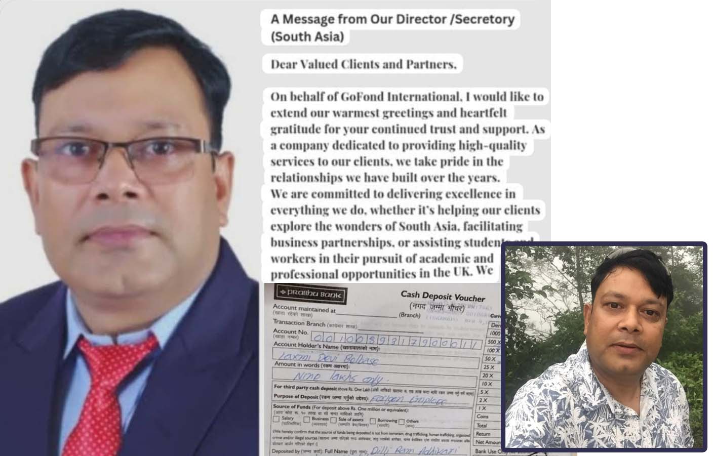 गोर्खाका रामप्रसाद लामिछानेले वैदेशिक रोजगारी युके पठाइदिन्छु भन्दै करोडौ ठगेर कामदारलाई फसाए