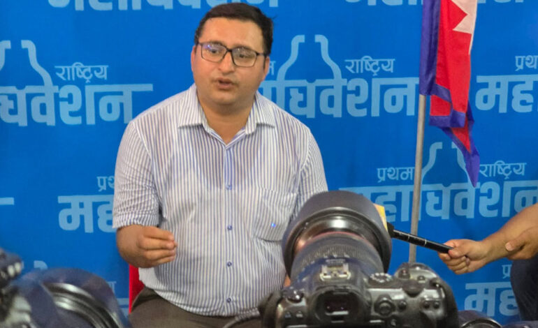 रास्वपाको सहमहामन्त्रीमा अधिवक्ता तथा सांसद यज्ञमणि न्यौपानेले दिए उम्मेदवारी