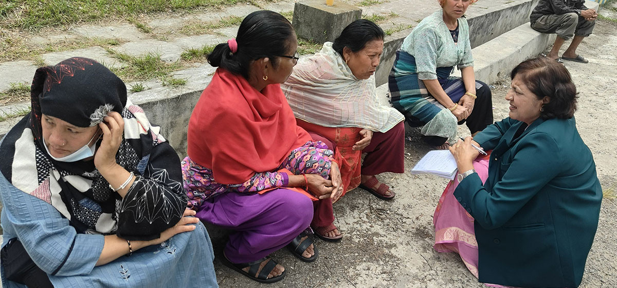 होल्डिङ सेन्टरमा रहेका सुकुम्बासीलाई खाना दिन छोडियो