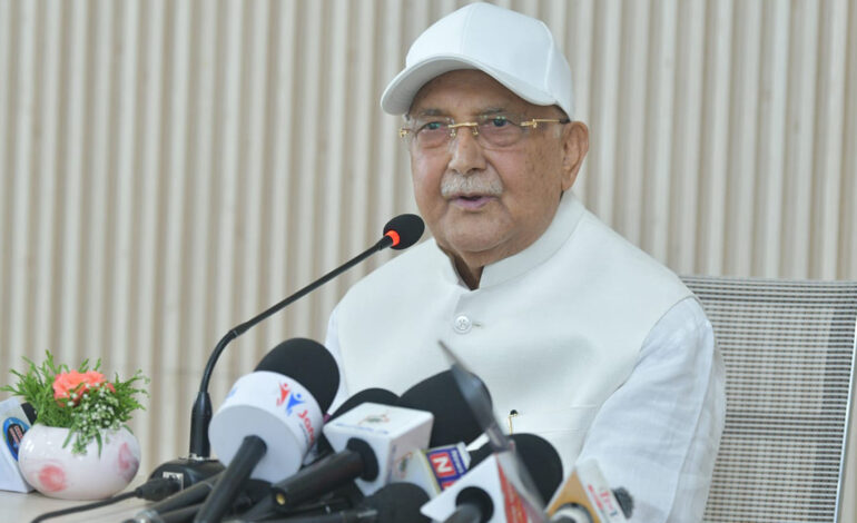 समाज झुटमा रमाउँदा नयाँ परिस्थिति सिर्जना भएको ओली ठोकुवा